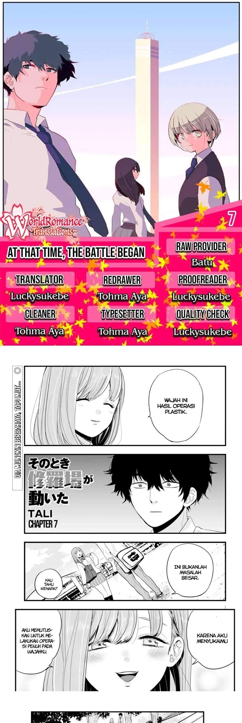 At That Time, The Battle Began Chapter 7 - halaman 1