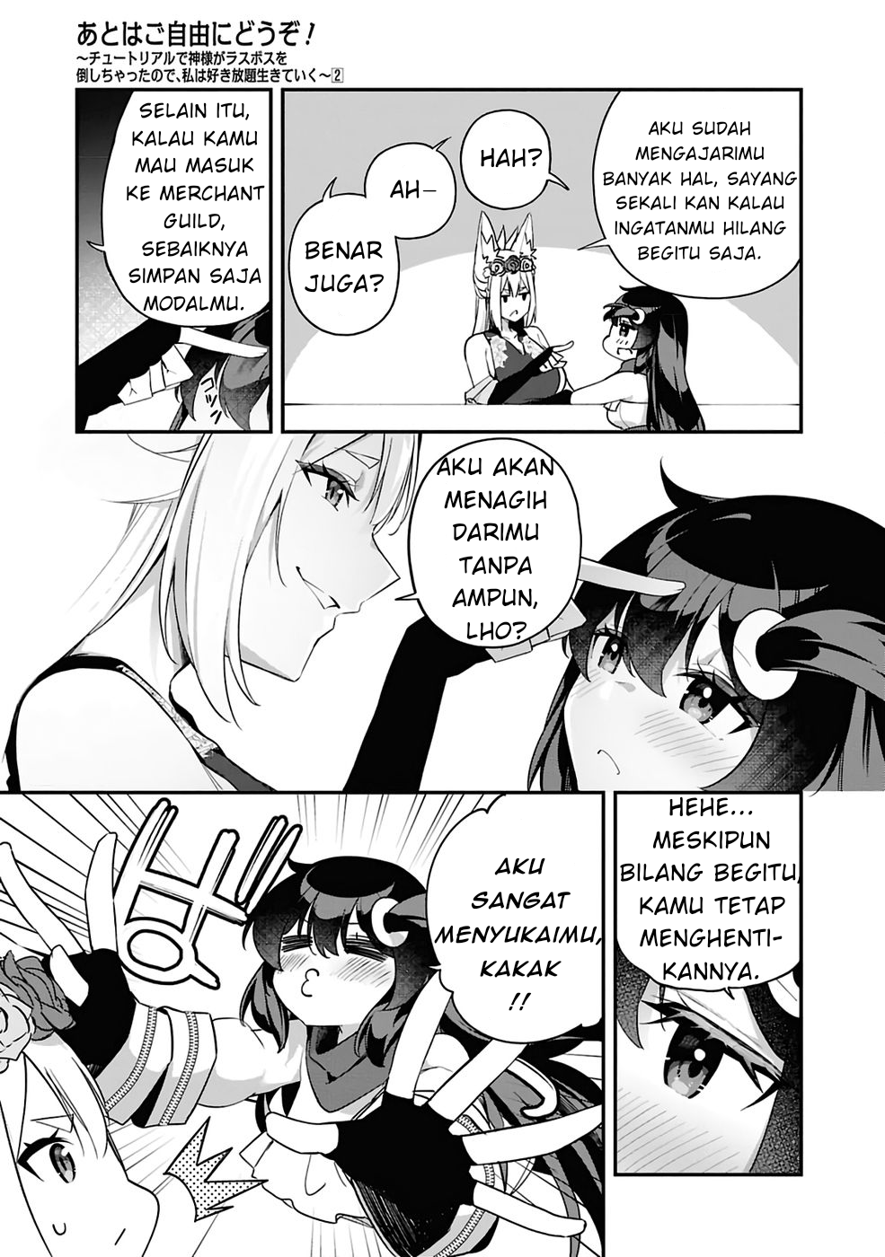 Ato wa Gojiyuu ni Douzo! Tutorial de Kamisama ga Last Boss Taoshichatta node, Watashi wa Suki Houdai Ikiteiku Chapter 10 - halaman 21