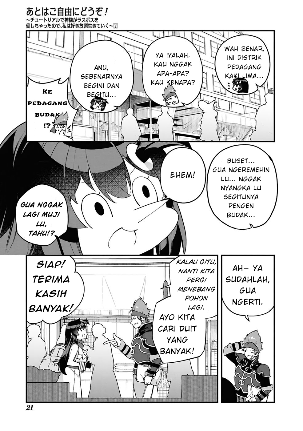 Ato wa Gojiyuu ni Douzo! Tutorial de Kamisama ga Last Boss Taoshichatta node, Watashi wa Suki Houdai Ikiteiku Chapter 10 - halaman 6