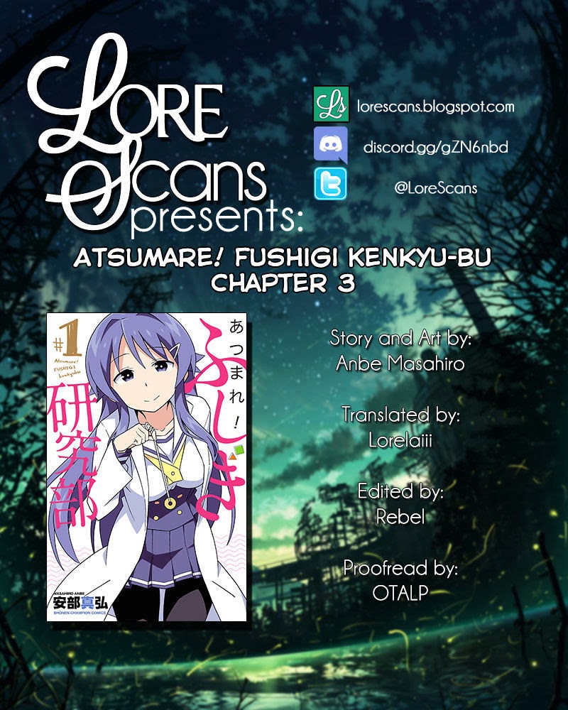 Atsumare! Fushigi Kenkyuubu Chapter 3 - halaman 1