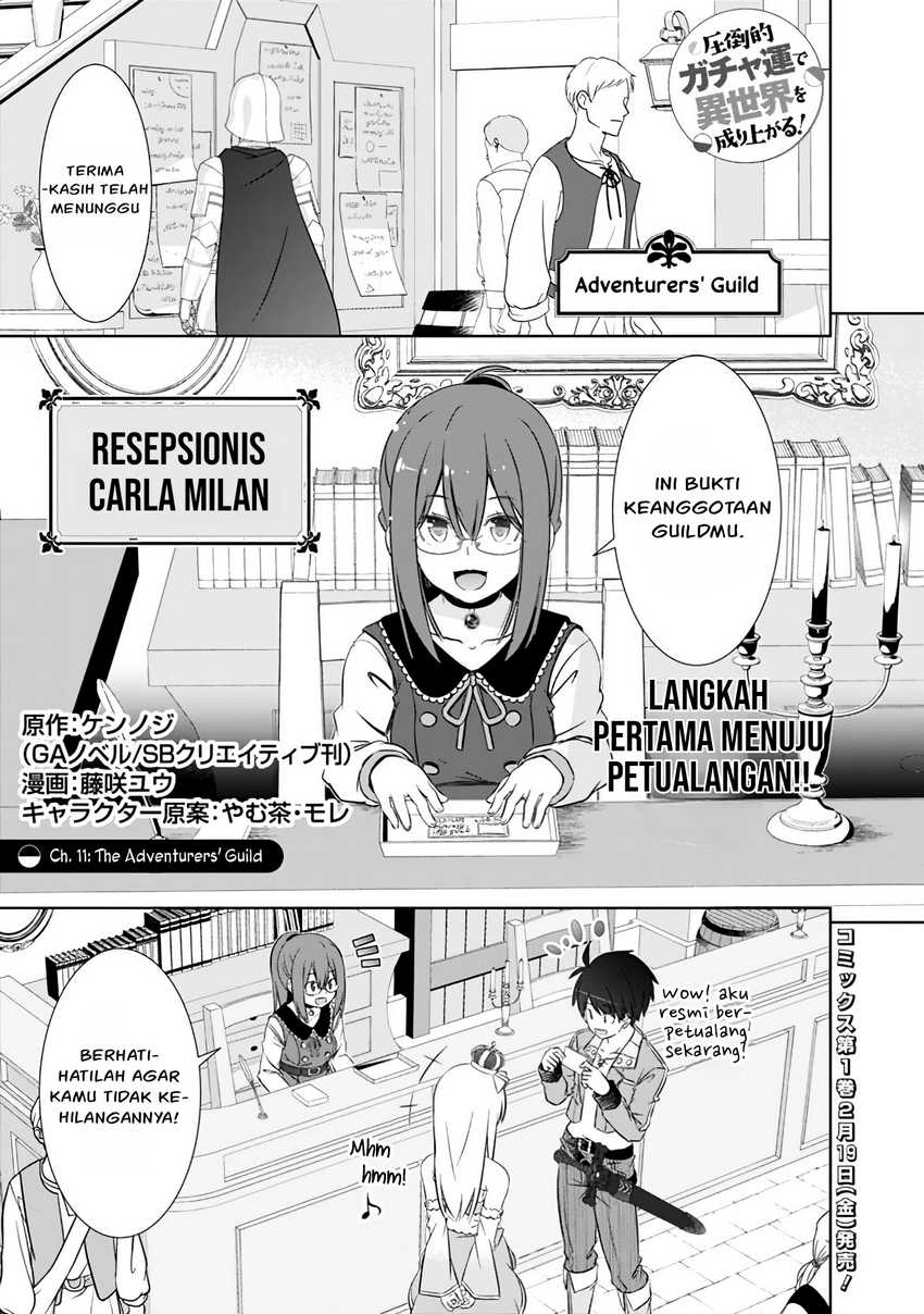 Attouteki Gacha Un De Isekai O Nariagaru! Chapter 11 - halaman 2