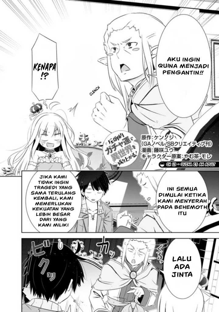 Attouteki Gacha Un De Isekai O Nariagaru! Chapter 13 - halaman 3