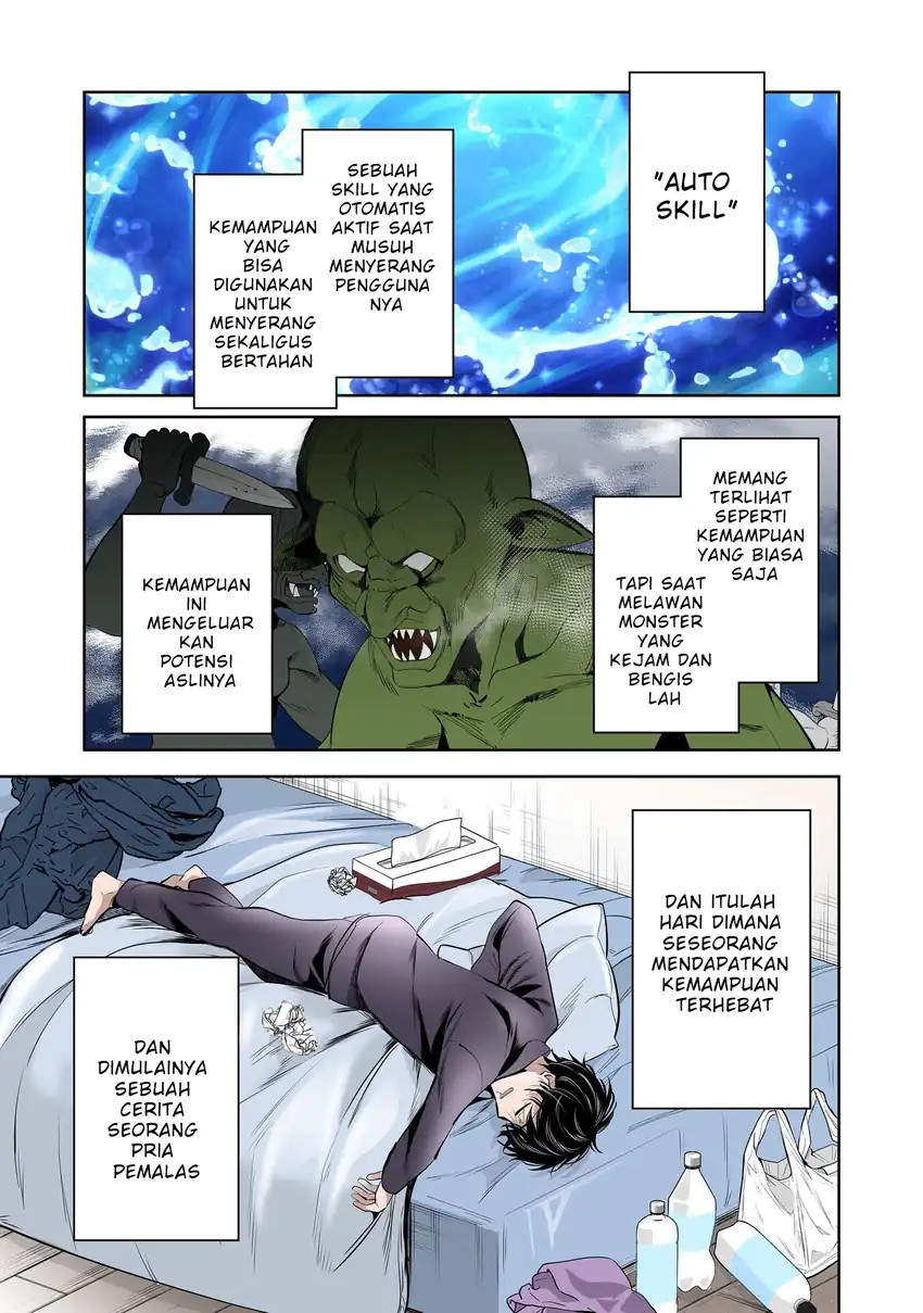 Auto Skill de Ore dake Chousoku Level Up: Megami ga Michibiku Taida na Tenseisha no Sakutto Isekai Kouryaku Chapter 1 - halaman 2