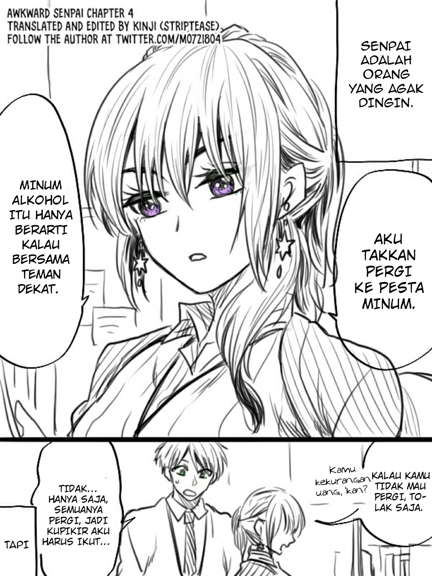 Awkward Senpai (Webcomic) Chapter 4 - halaman 1