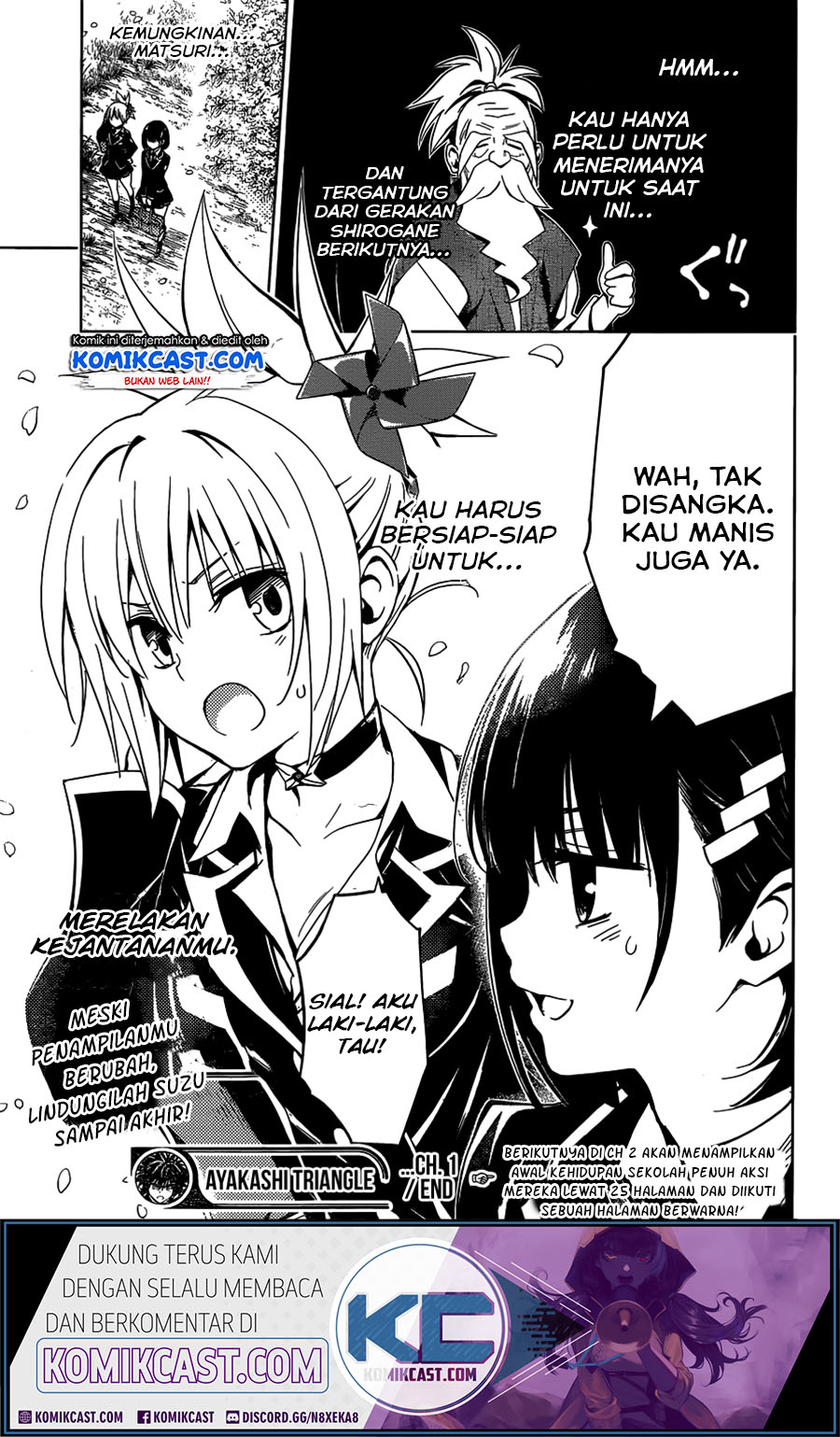 Ayakashi Triangle Chapter 1.2 - halaman 33