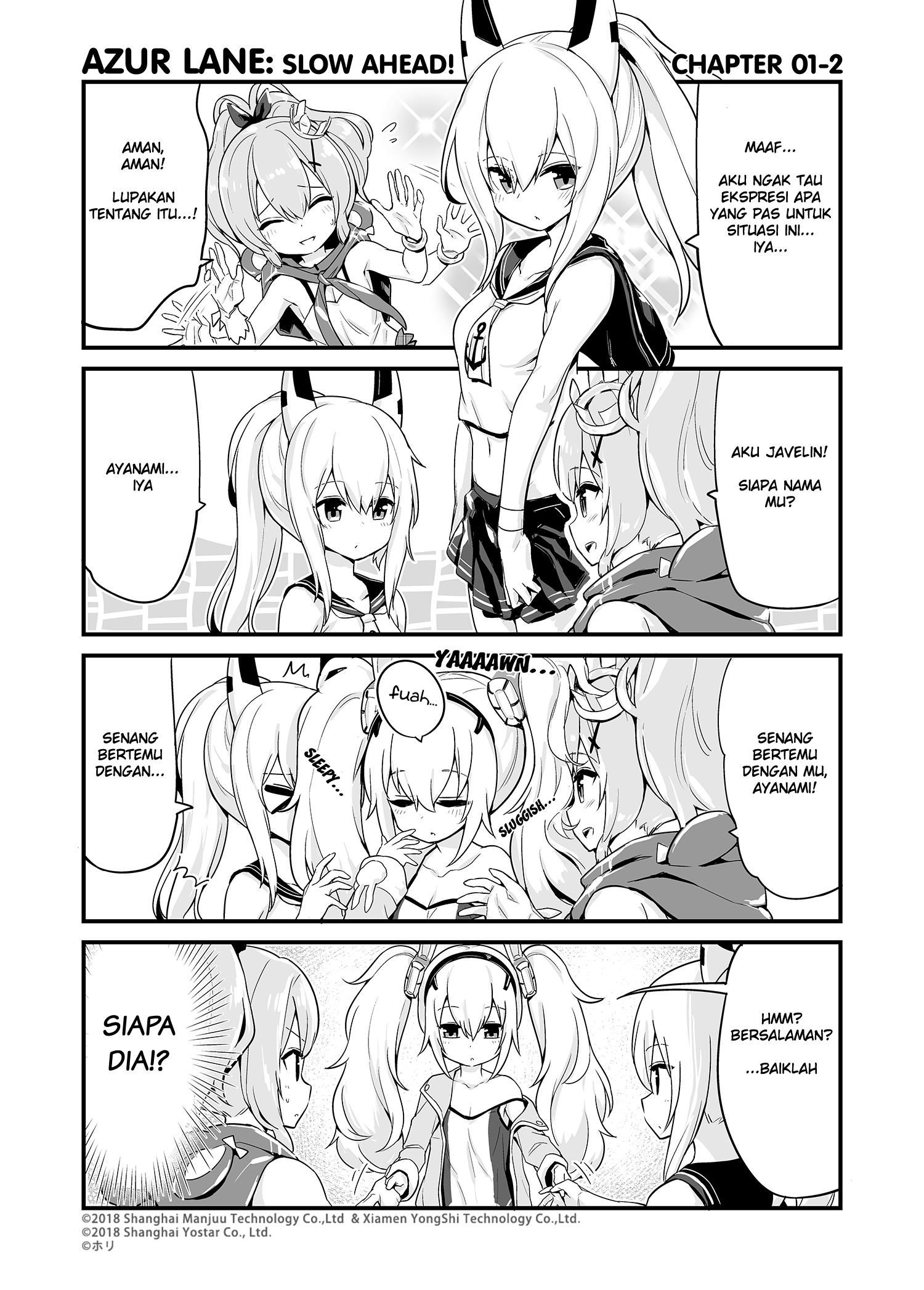Azur Lane: Bisoku Zenshin! Chapter 1 - halaman 2