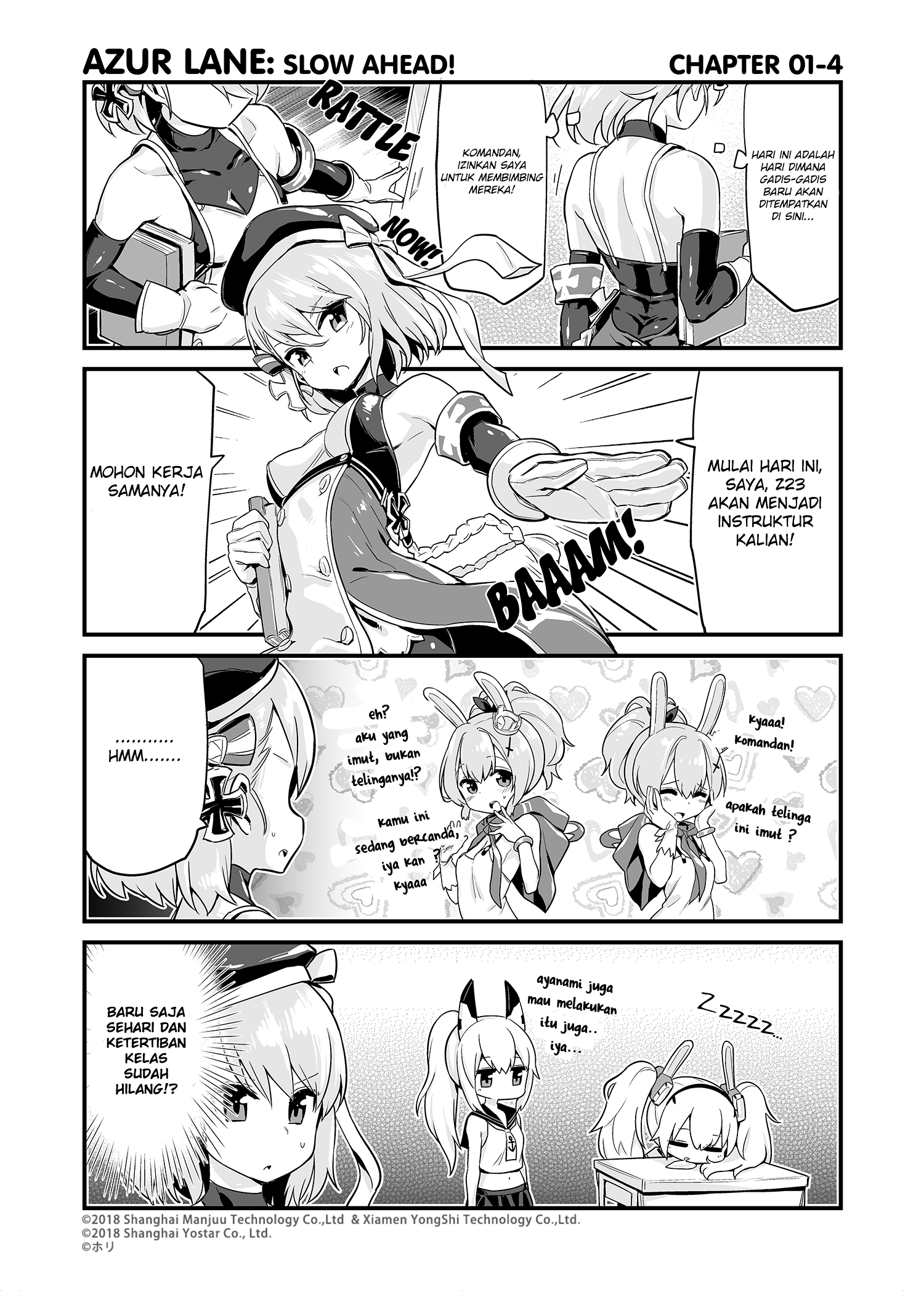 Azur Lane: Bisoku Zenshin! Chapter 1 - halaman 4