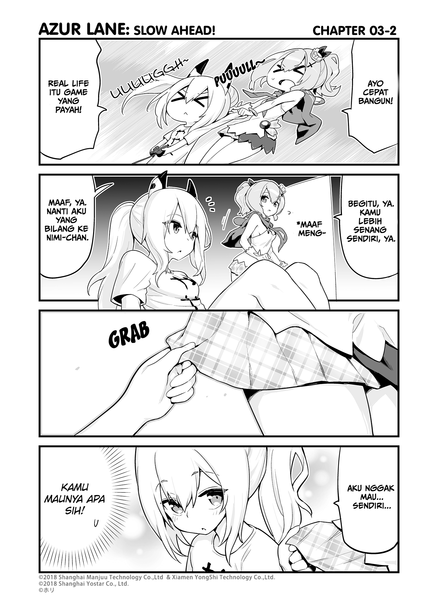 Azur Lane: Bisoku Zenshin! Chapter 3 - halaman 2