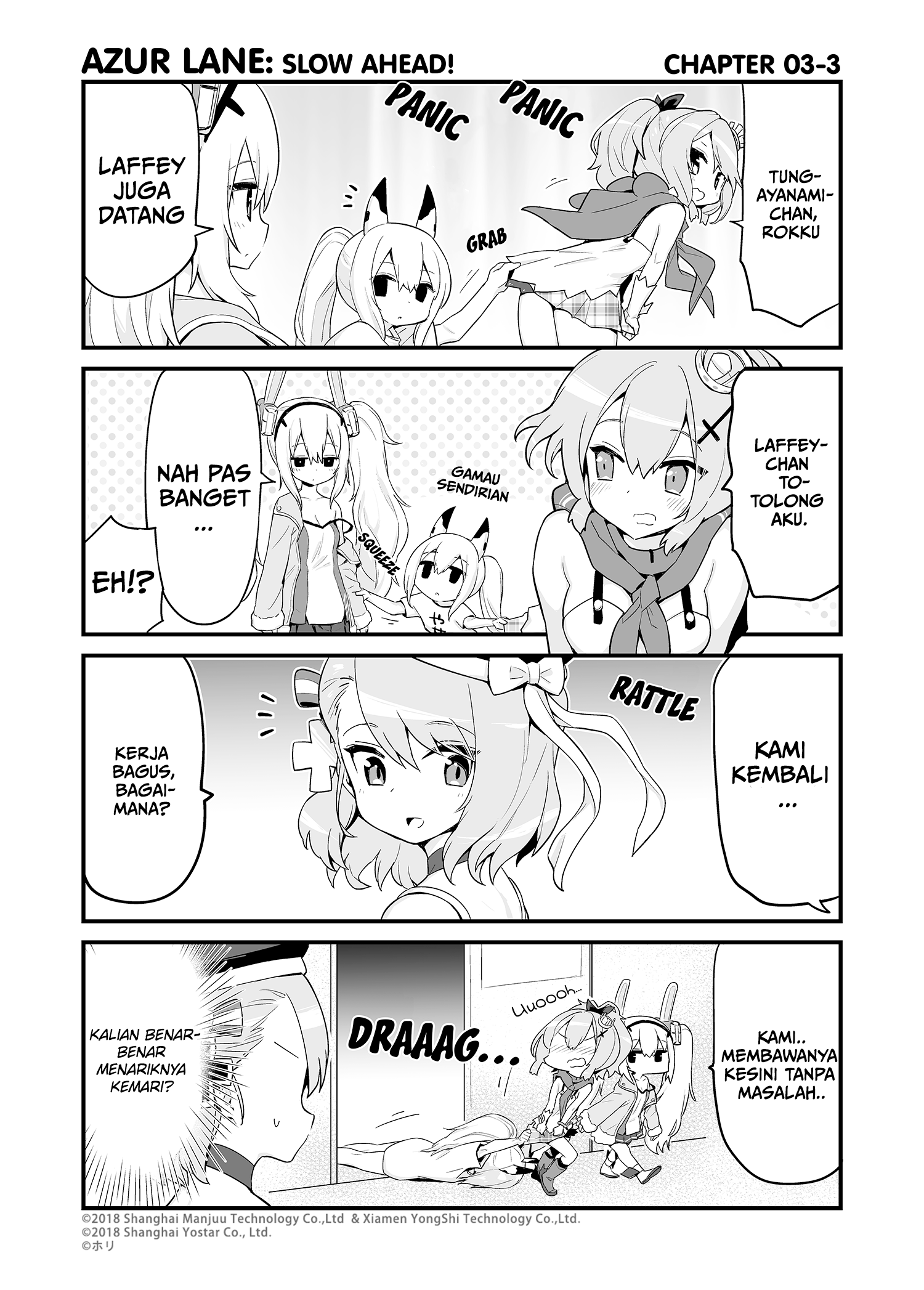Azur Lane: Bisoku Zenshin! Chapter 3 - halaman 3