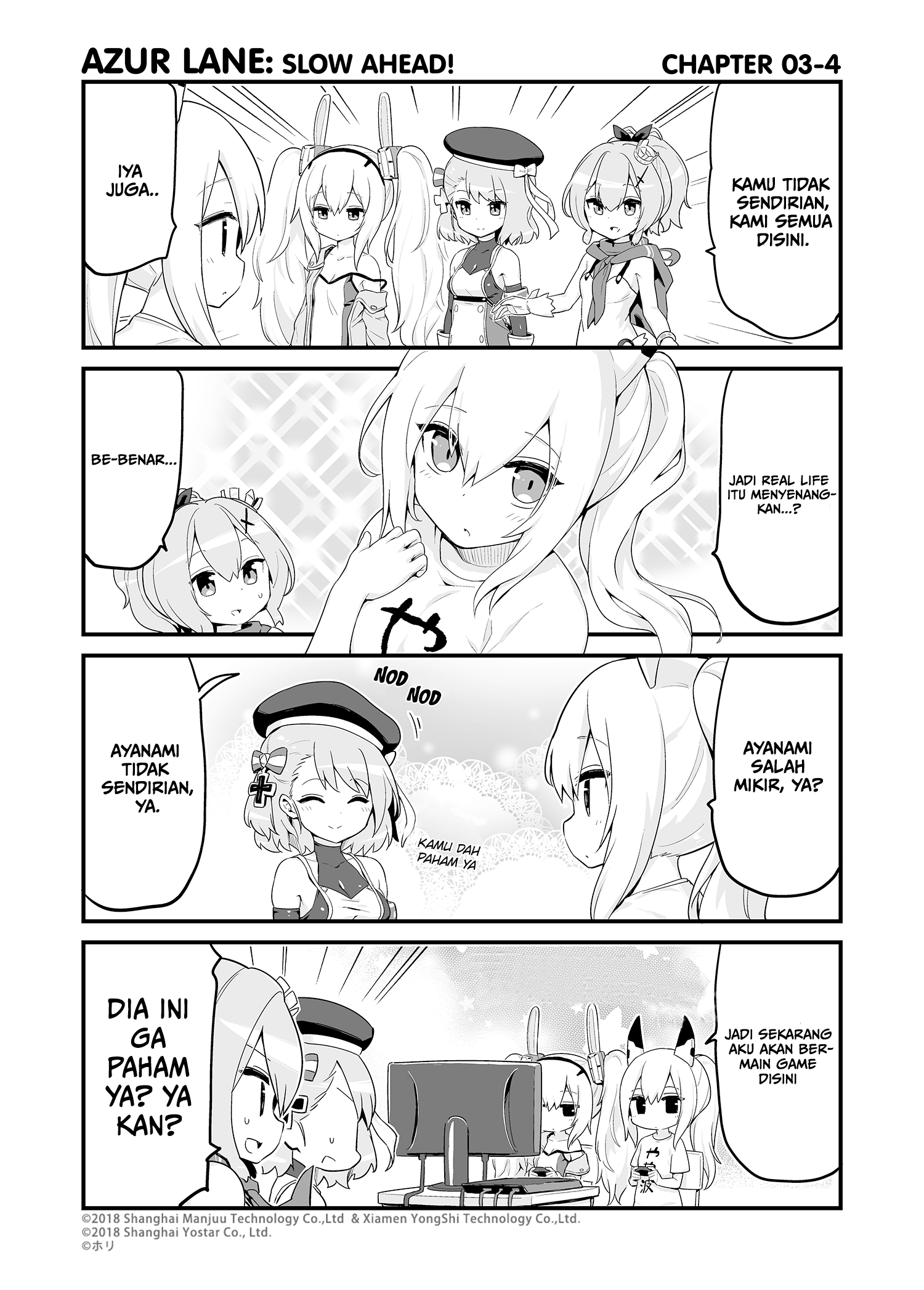 Azur Lane: Bisoku Zenshin! Chapter 3 - halaman 4