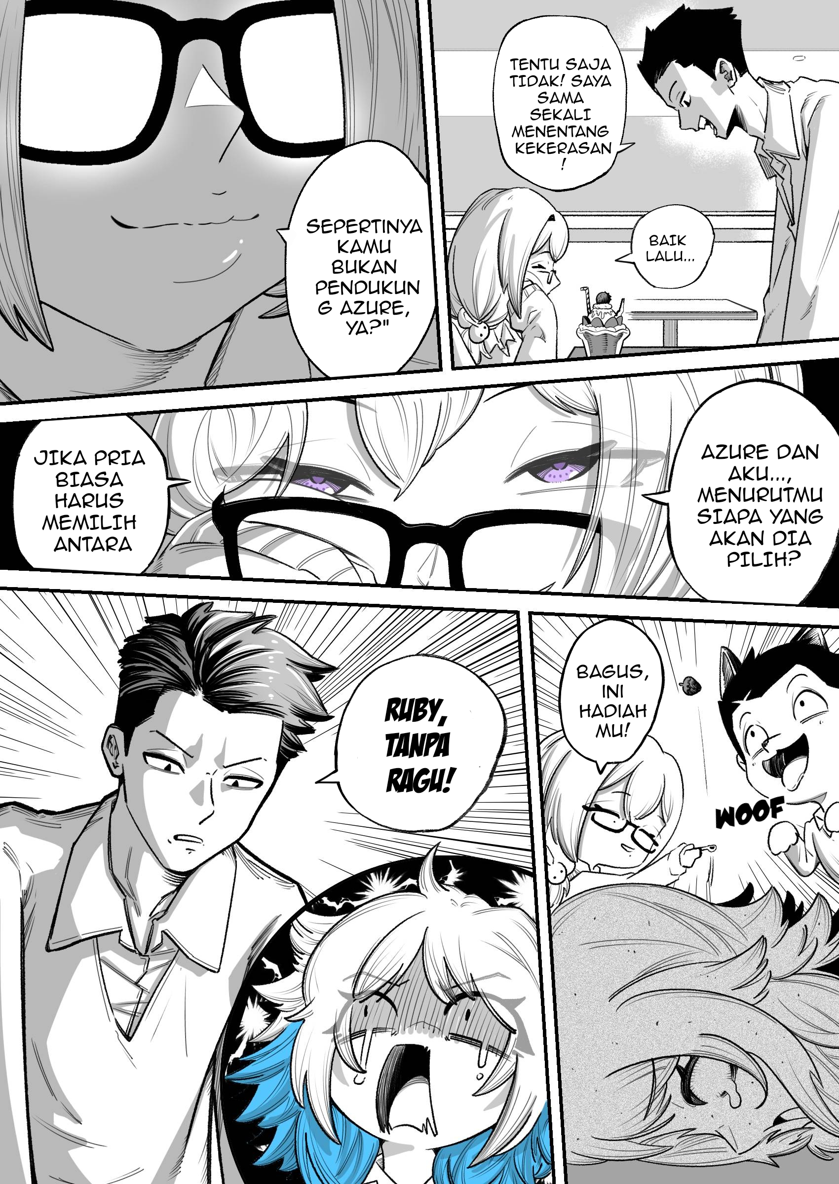 Azure Wants to Turn Me into the Ideal BF Chapter 10 - halaman 2