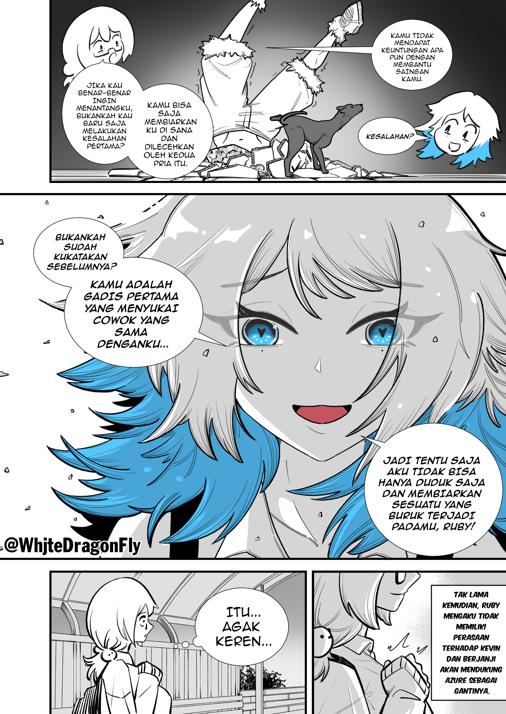 Azure Wants to Turn Me into the Ideal BF Chapter 12 - halaman 4