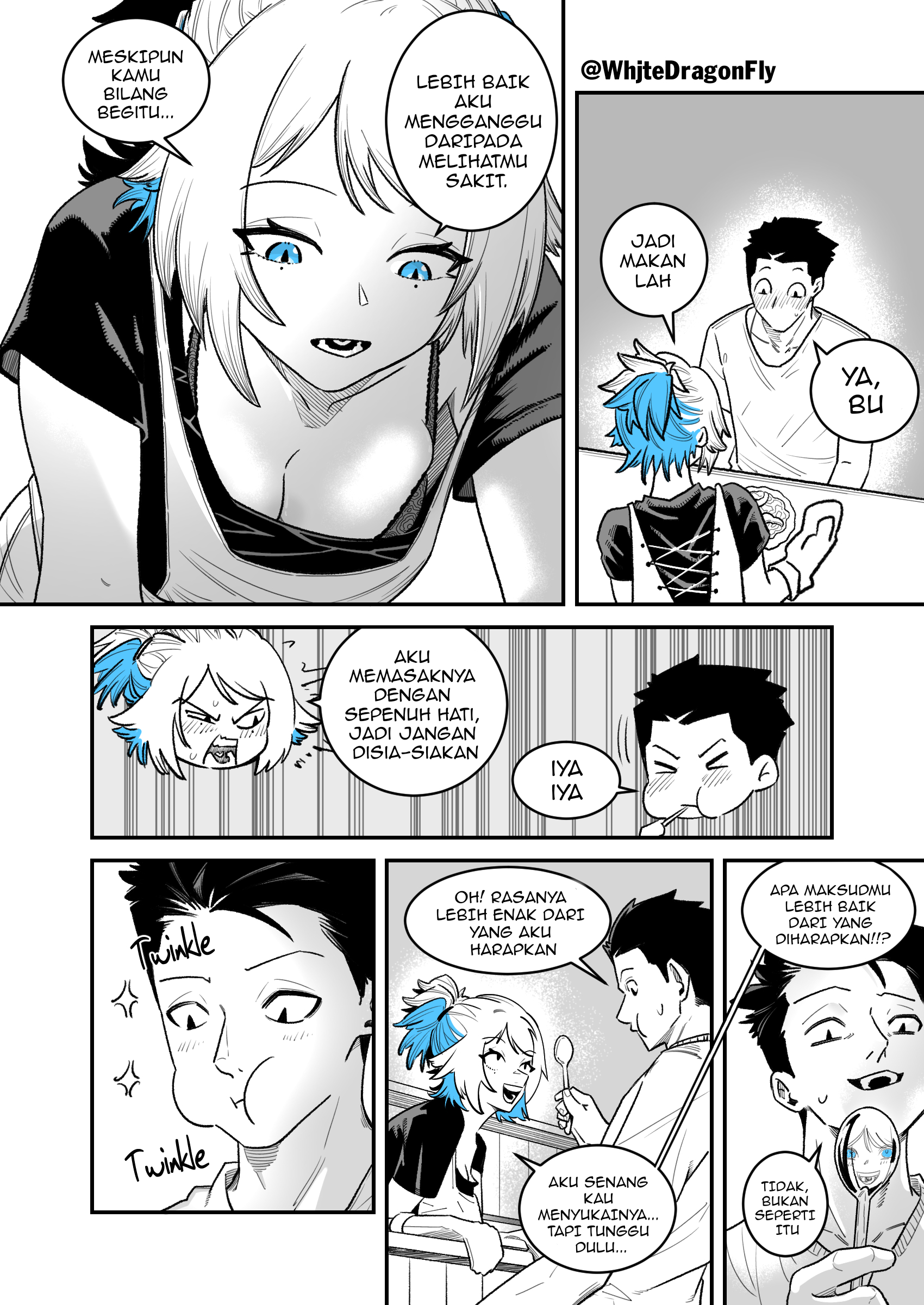 Azure Wants to Turn Me into the Ideal BF Chapter 13 - halaman 3