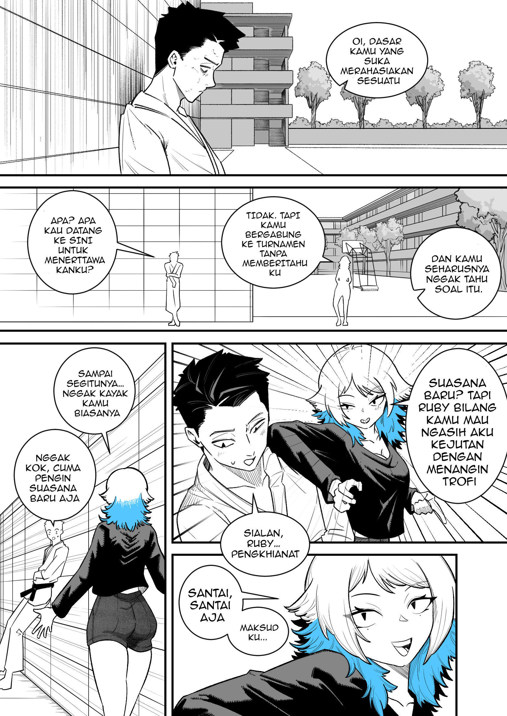 Azure Wants to Turn Me into the Ideal BF Chapter 14 - halaman 3