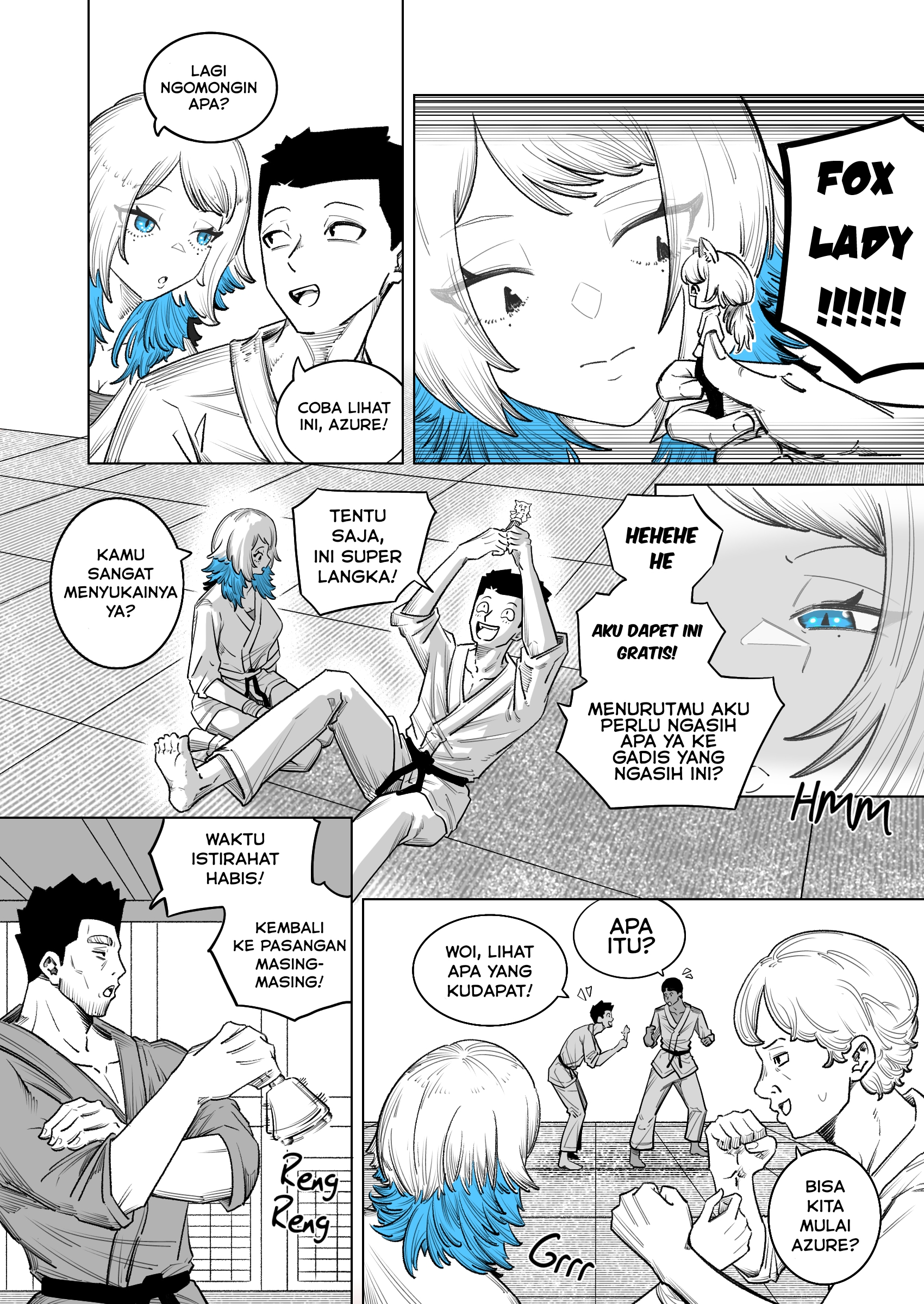 Azure Wants to Turn Me into the Ideal BF Chapter 2 - halaman 2
