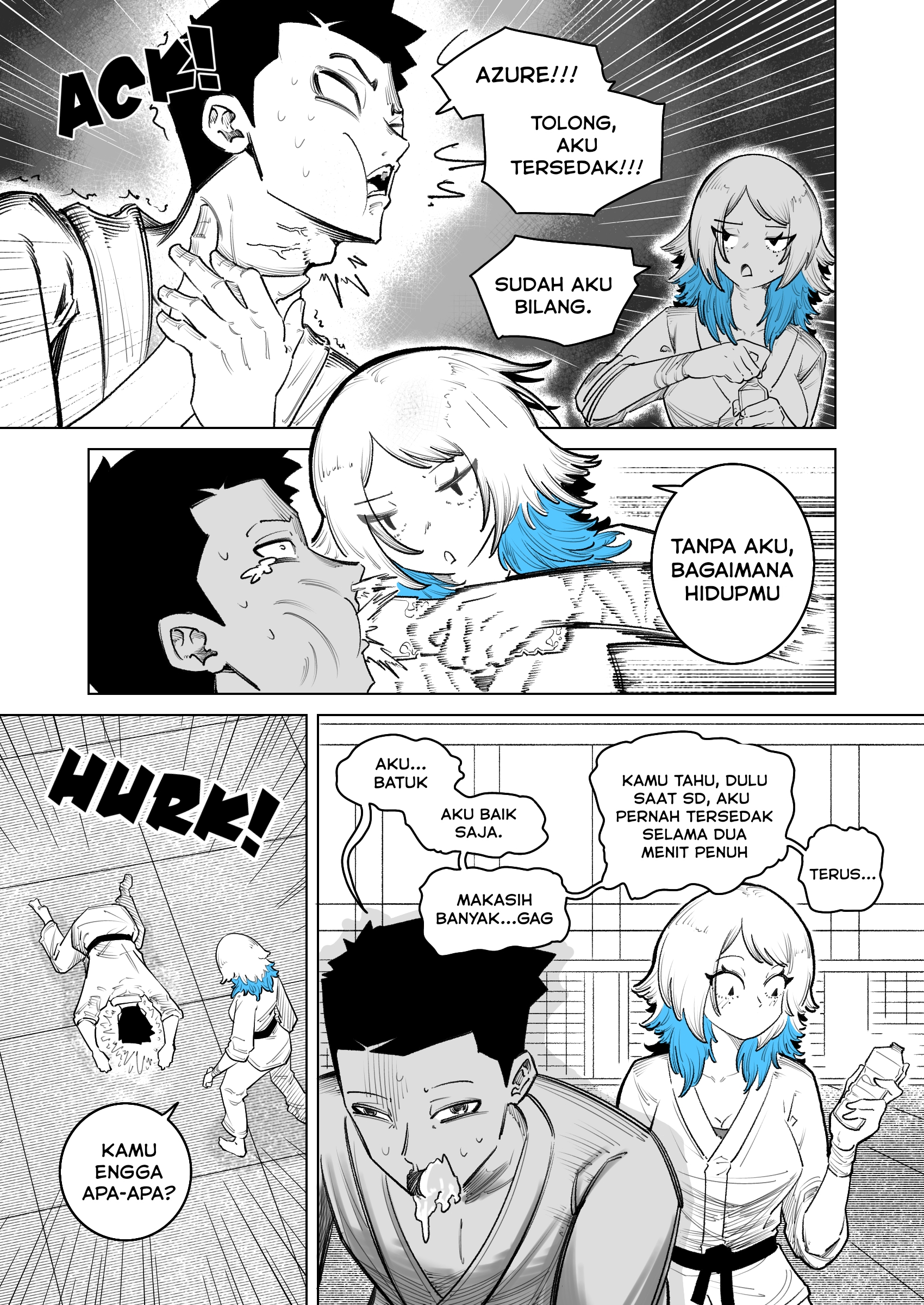 Azure Wants to Turn Me into the Ideal BF Chapter 3 - halaman 2