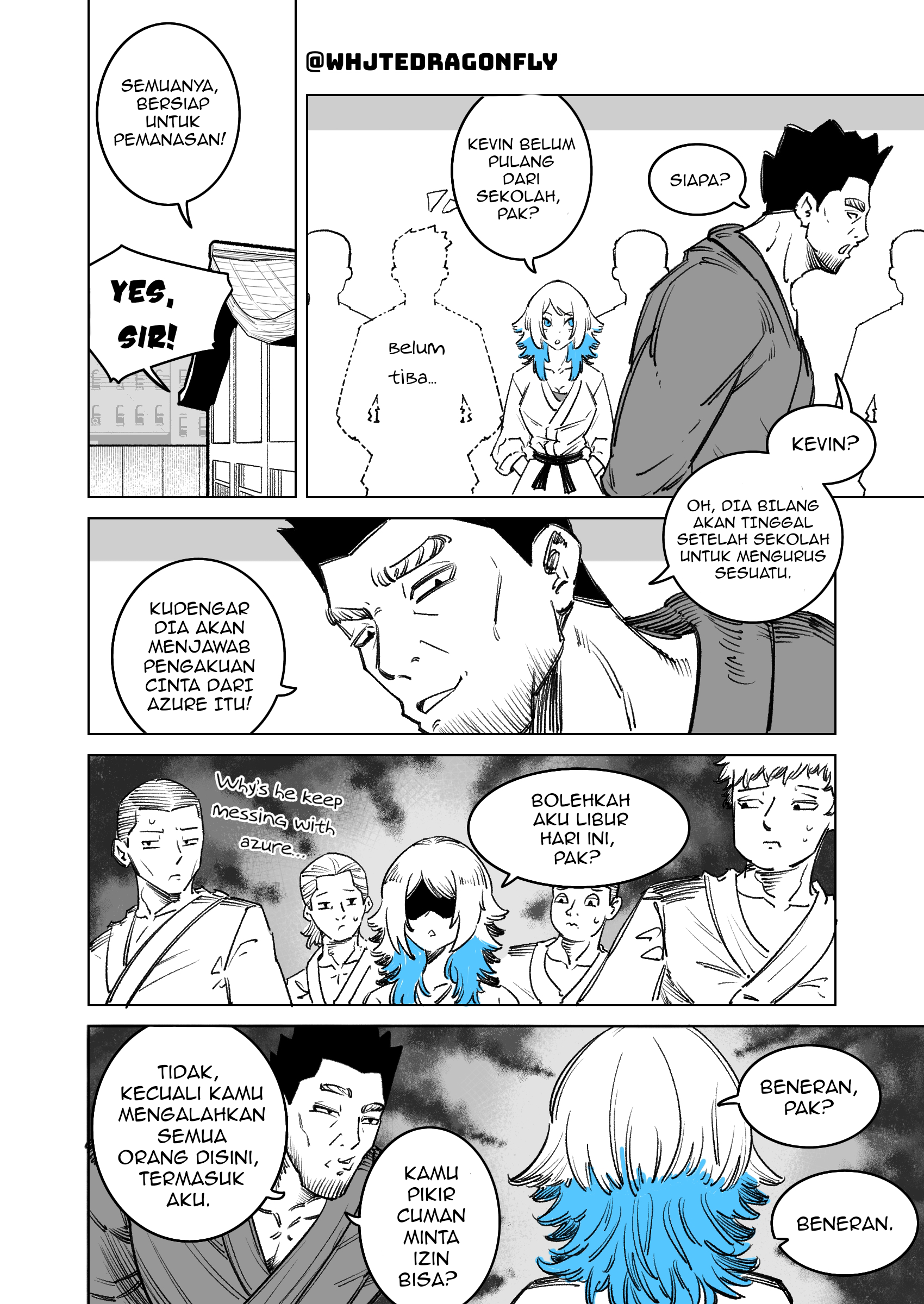 Azure Wants to Turn Me into the Ideal BF Chapter 4.5 - halaman 1