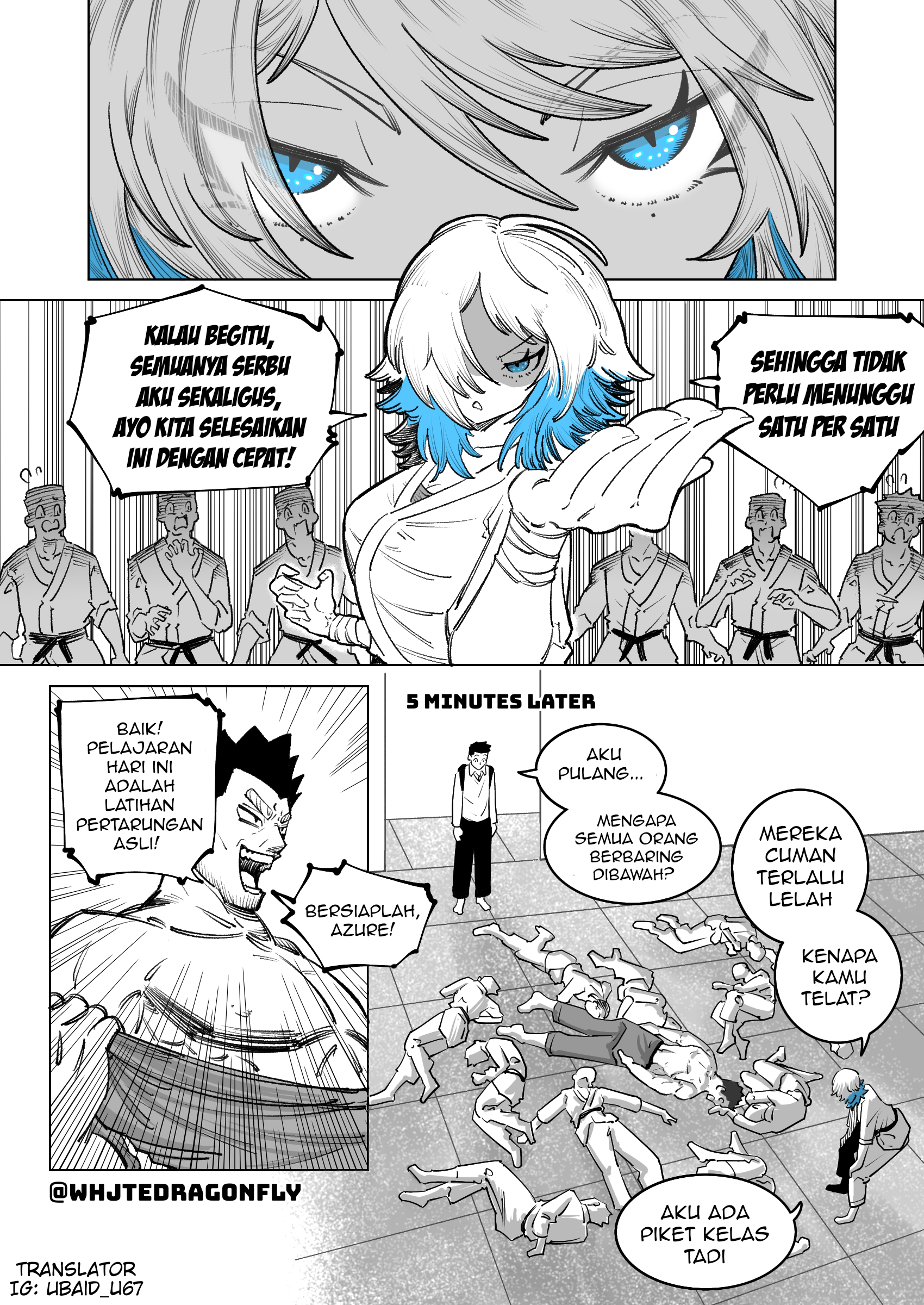 Azure Wants to Turn Me into the Ideal BF Chapter 4.5 - halaman 2
