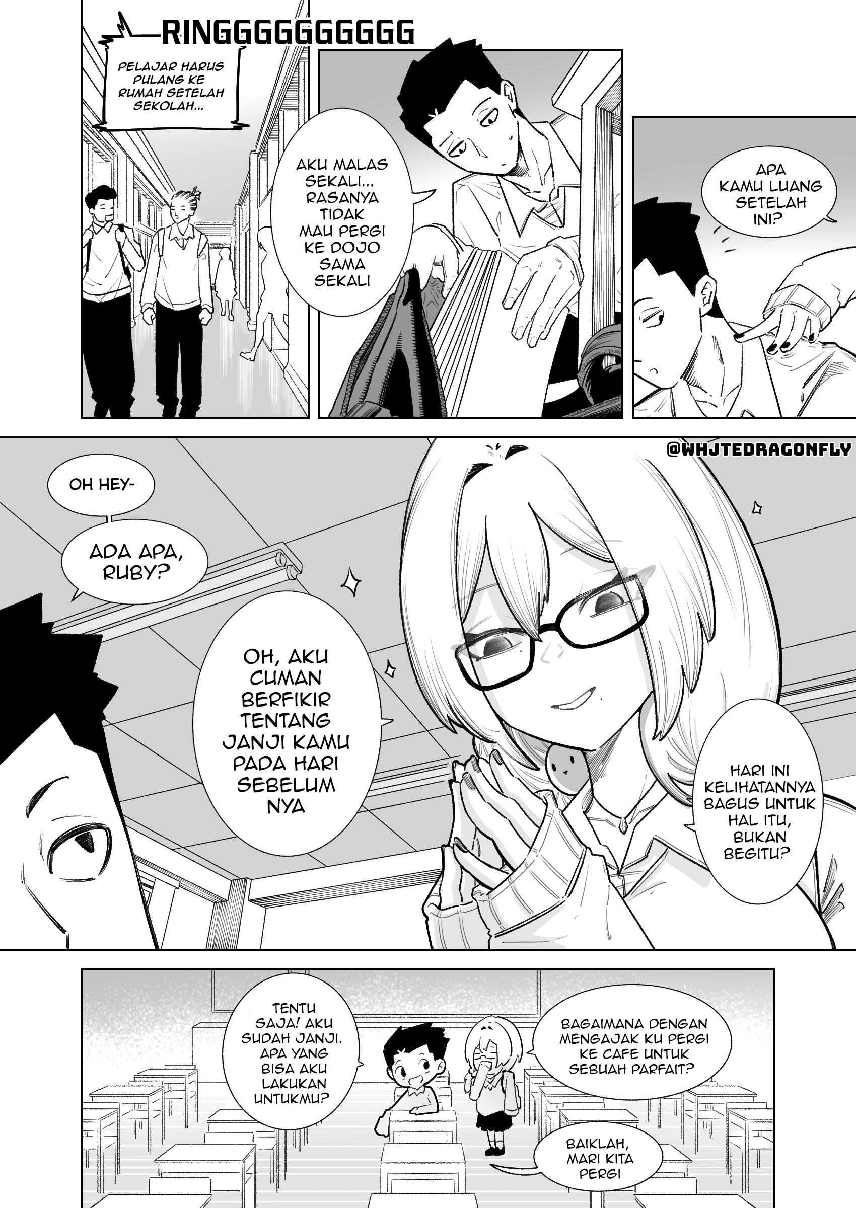 Azure Wants to Turn Me into the Ideal BF Chapter 8 - halaman 1