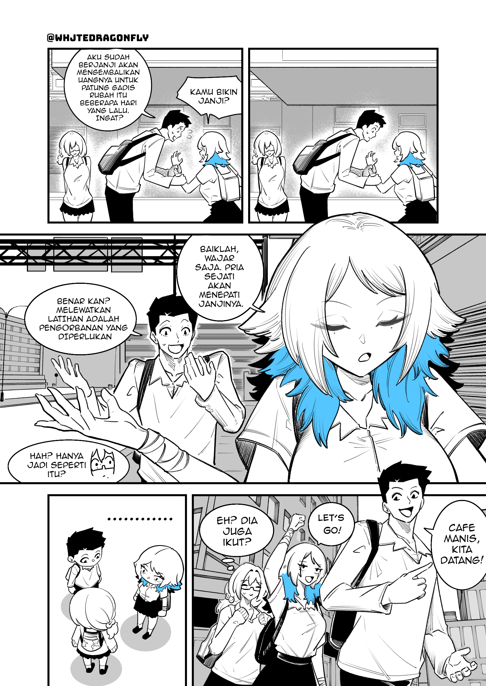 Azure Wants to Turn Me into the Ideal BF Chapter 9 - halaman 4