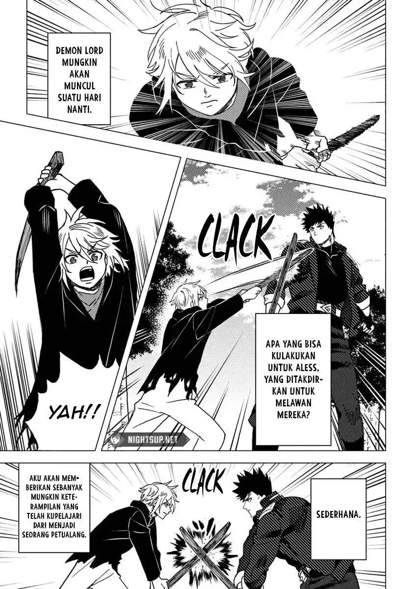 B-Rank Adventurer With an Evil Look Becomes a Daddy to the Protagonist and His Childhood Friends (Akuninzura shita B-kyuu Boukensha) Chapter 12 - halaman 1