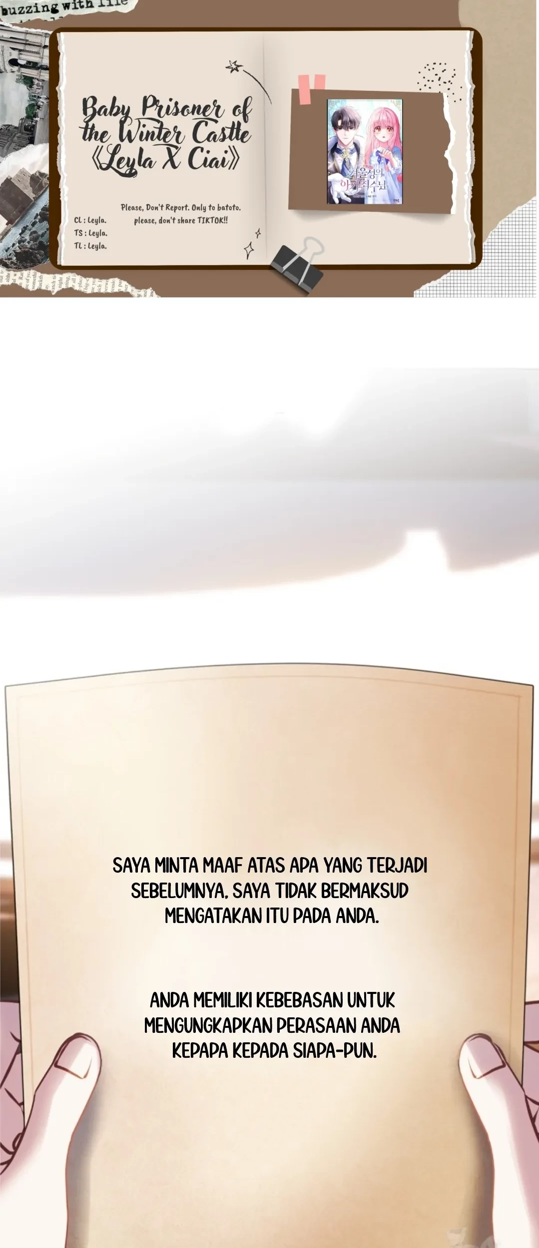 Baby Prisoner of Winter Castle Chapter 16 - halaman 1