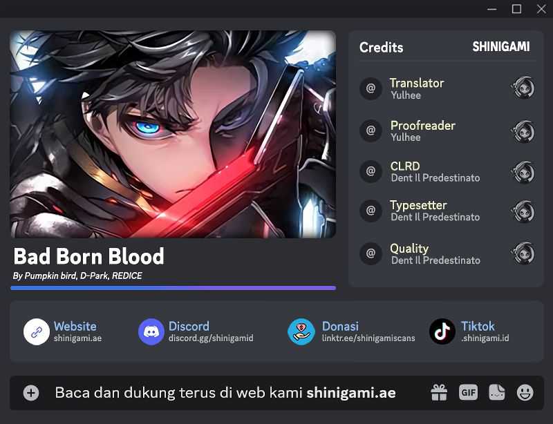 Bad Born Blood Chapter 14 - halaman 1