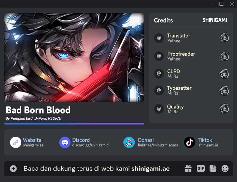 Bad Born Blood Chapter 16 - halaman 1