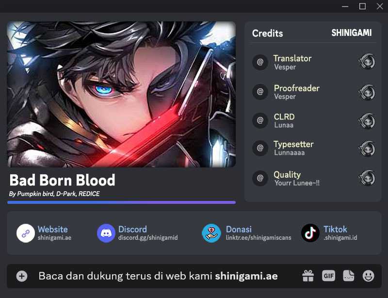 Bad Born Blood Chapter 29 - halaman 1