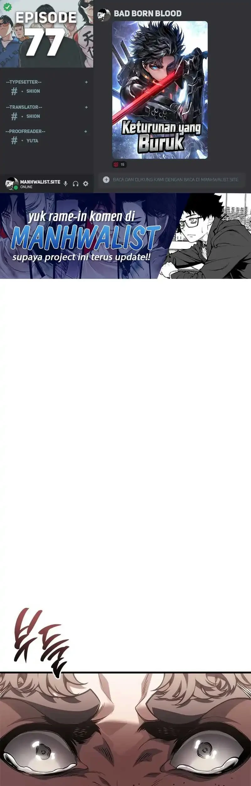 Bad Born Blood Chapter 77 - halaman 1