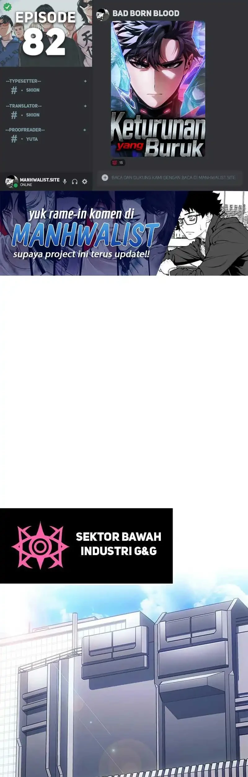 Bad Born Blood Chapter 82 - halaman 1