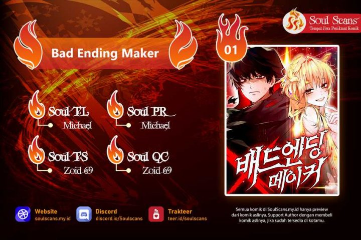 Bad Ending Maker Chapter 1 - halaman 1