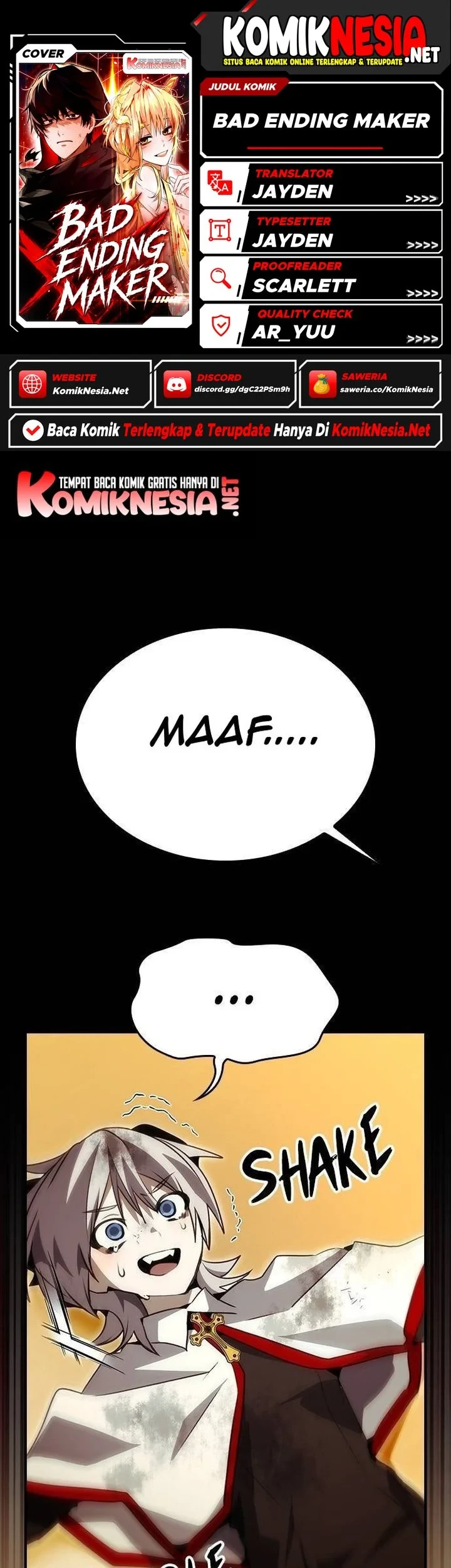 Bad Ending Maker Chapter 92 - halaman 1