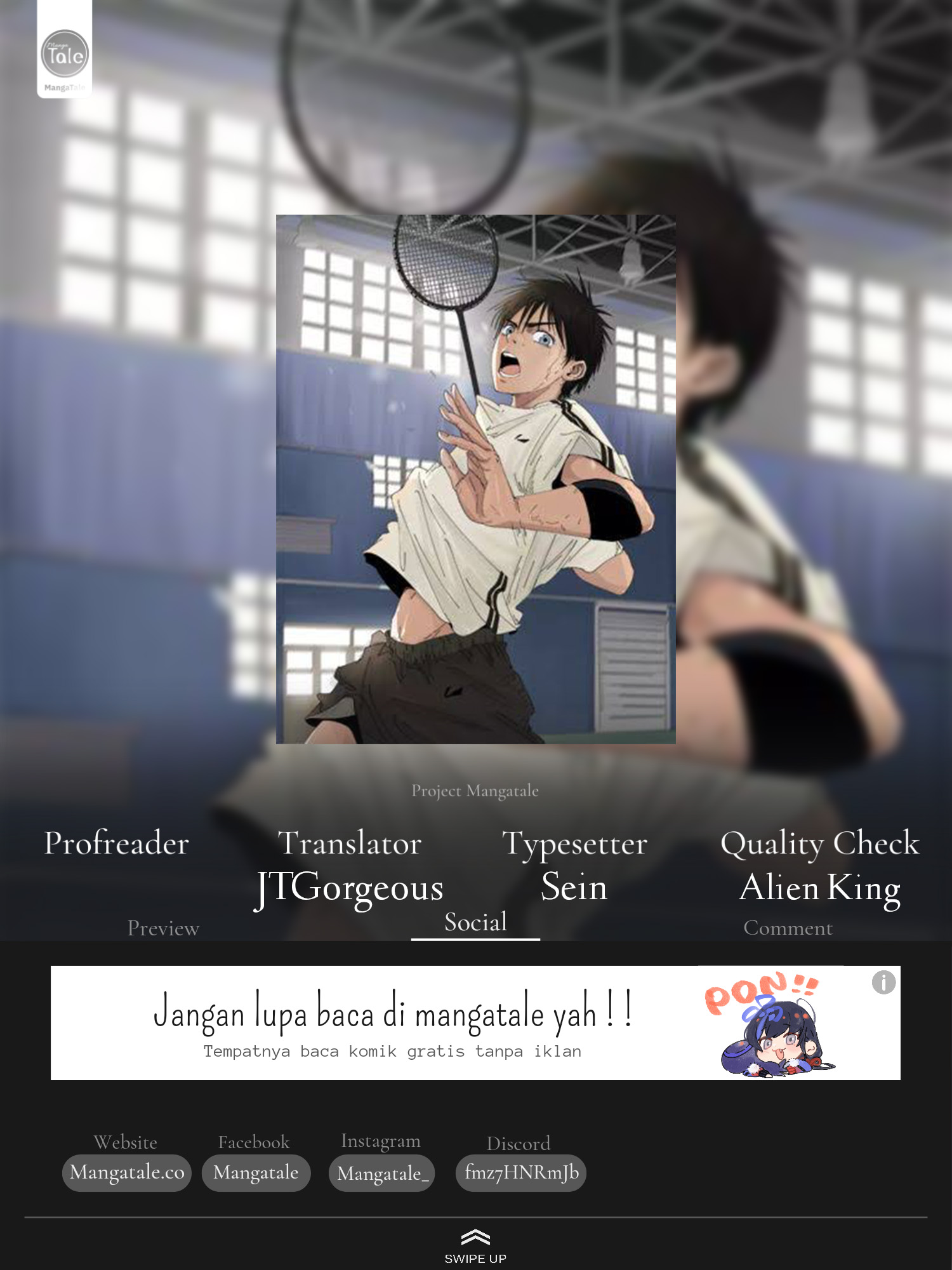 Badminton Ghost Chapter 19 - halaman 1