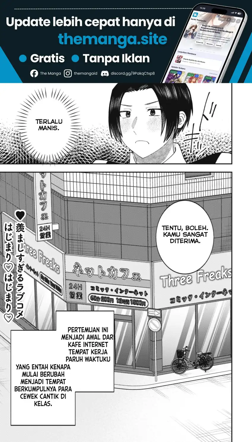 Baitosaki no Net Café ga, Nazeka Class no Bishoujo-tachi no Tamariba ni Natta Ken. Chapter 1 - halaman 31