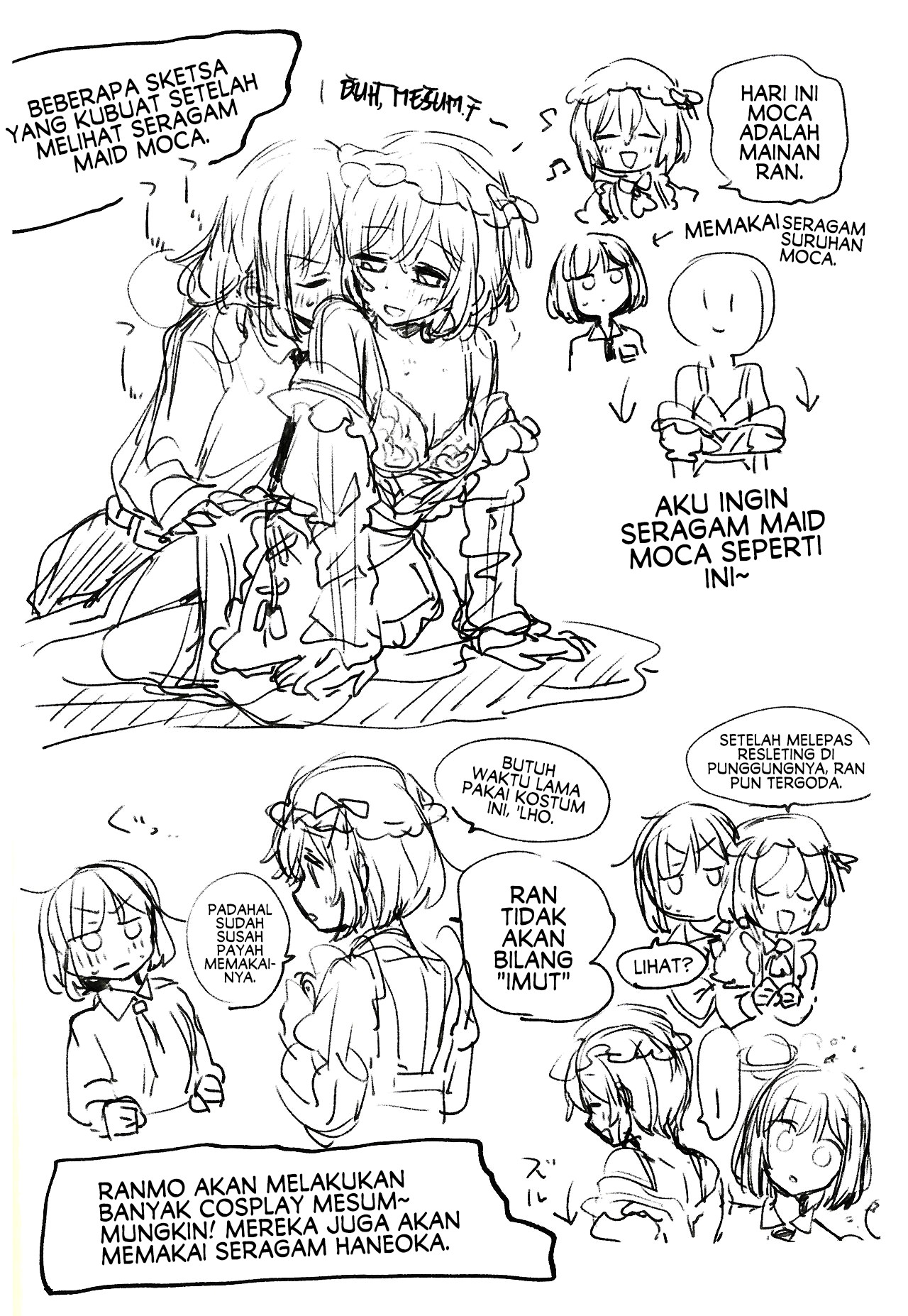 BanG Dream! - It's Not Ran, But "Master", Right? (Doujinshi) Chapter 0 - halaman 19