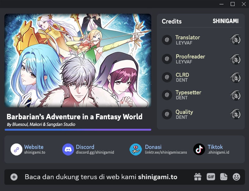 Barbarian's Adventure in a Fantasy World Chapter 5 - halaman 1