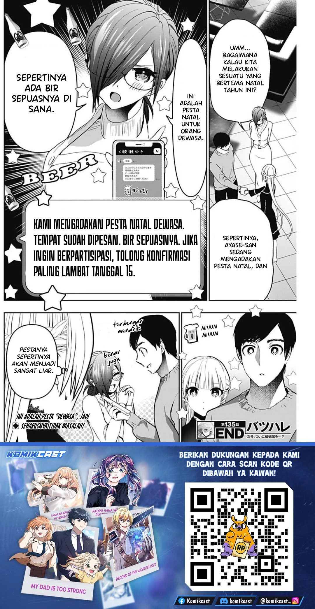 Batsu Harem Chapter 135 - halaman 14