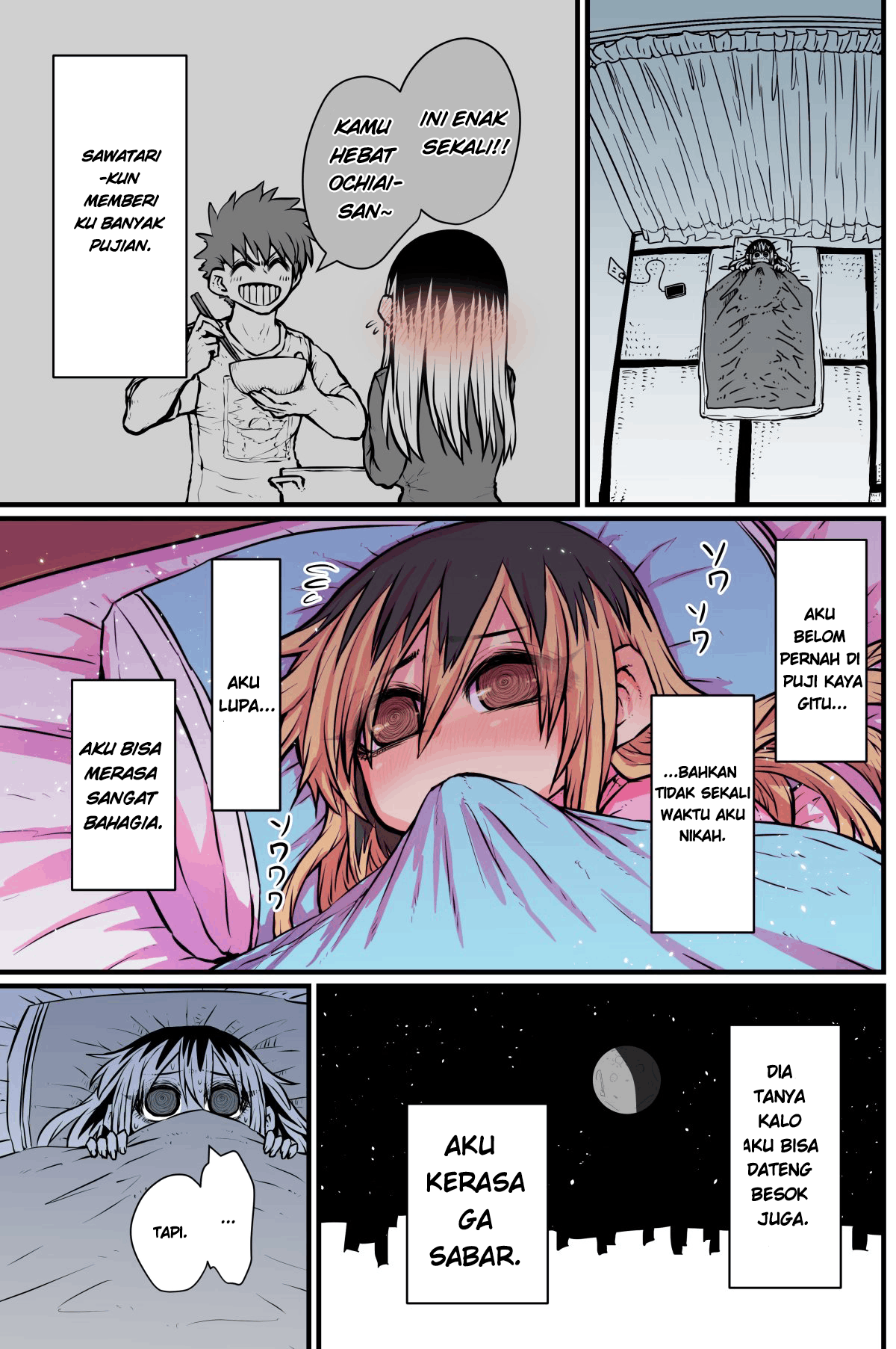 Batsuichi de Nakimushi na Otonarisan Chapter 2 - halaman 1