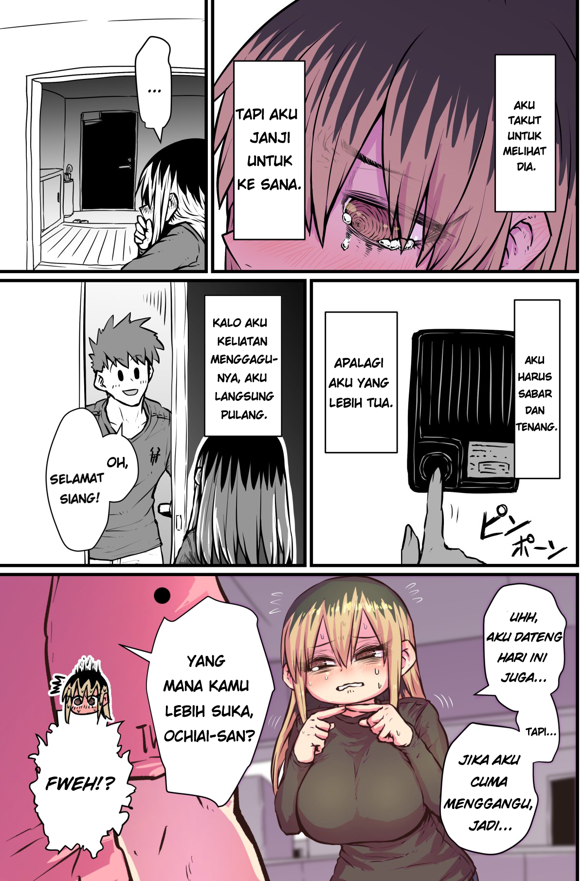 Batsuichi de Nakimushi na Otonarisan Chapter 2 - halaman 3