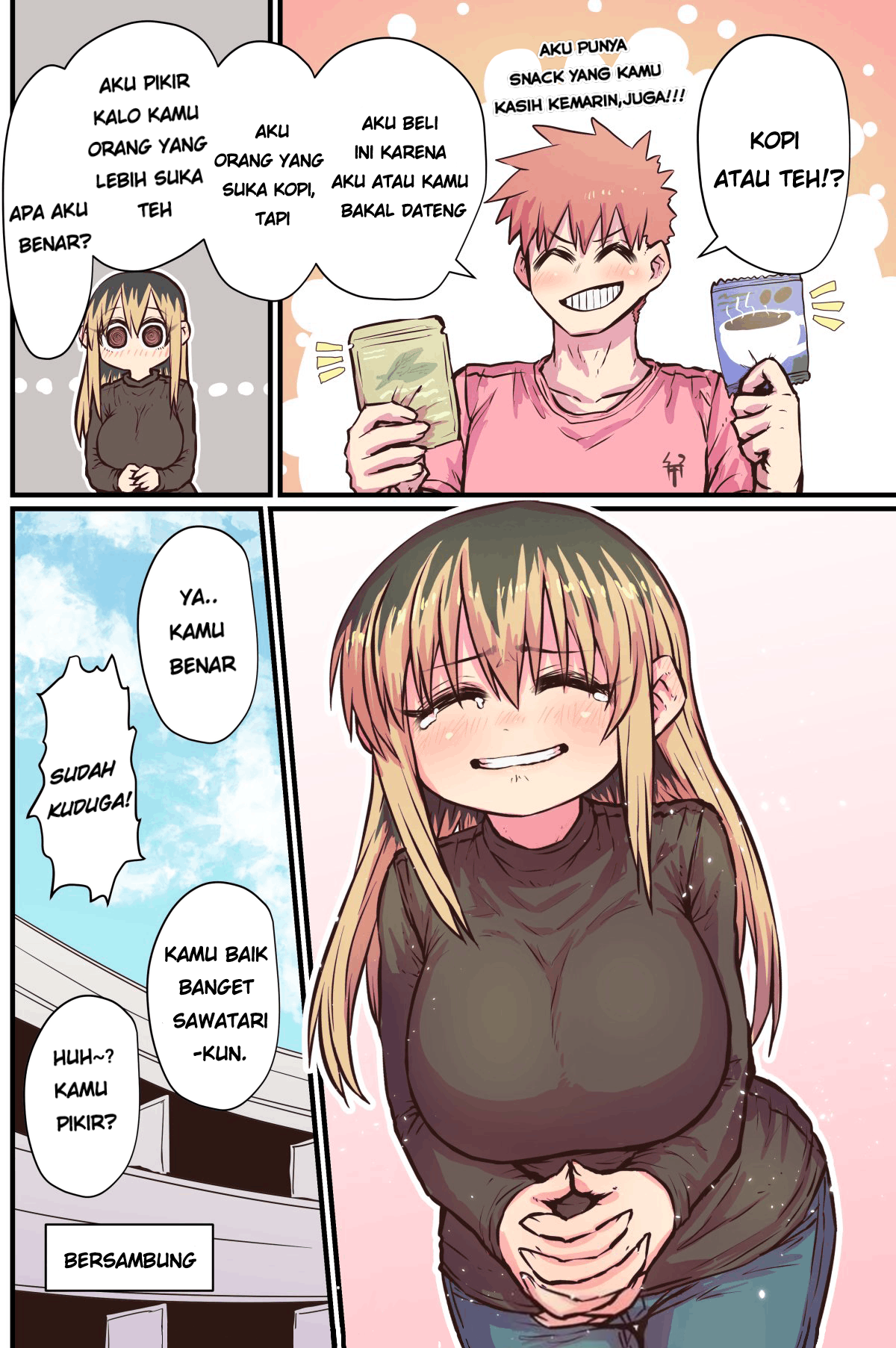 Batsuichi de Nakimushi na Otonarisan Chapter 2 - halaman 4