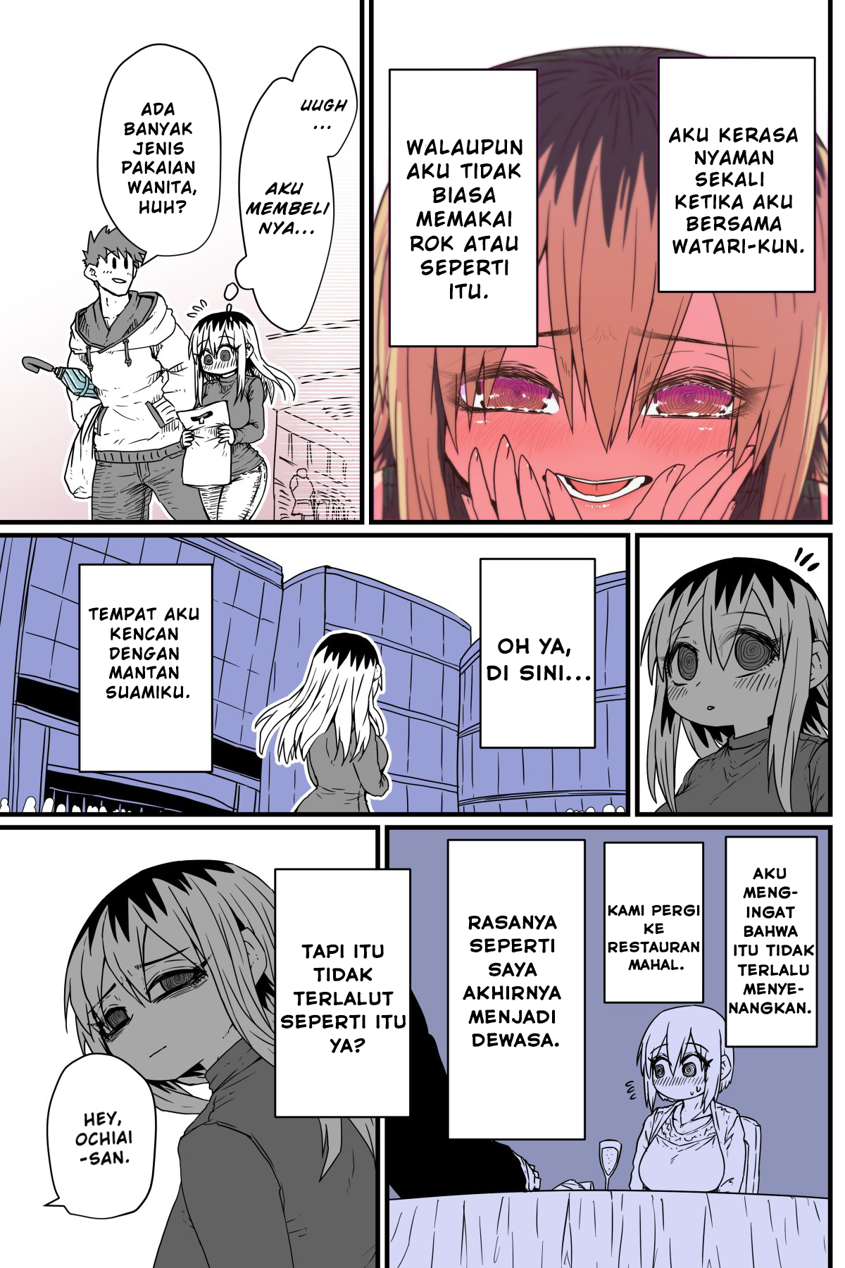 Batsuichi de Nakimushi na Otonarisan Chapter 5 - halaman 3
