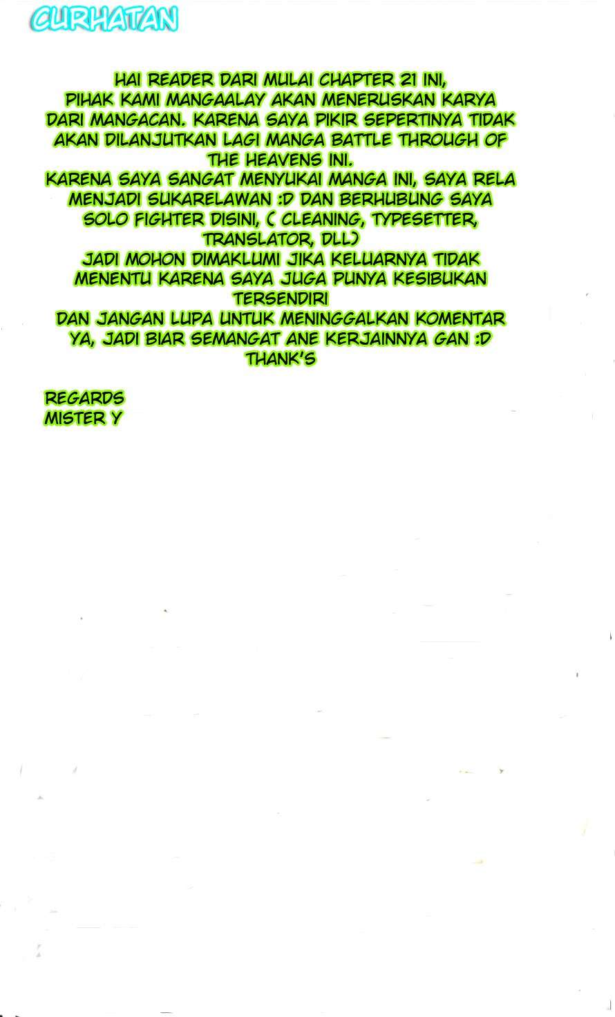 Battle Through the Heavens Chapter 21 - halaman 1