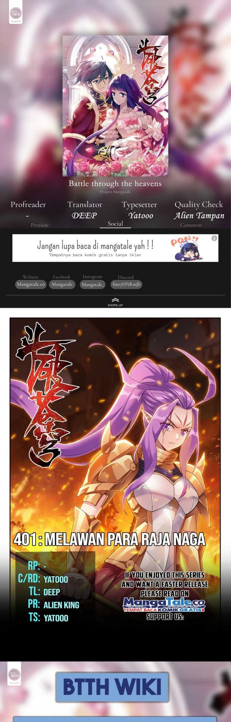 Battle Through the Heavens Chapter 401 - halaman 1