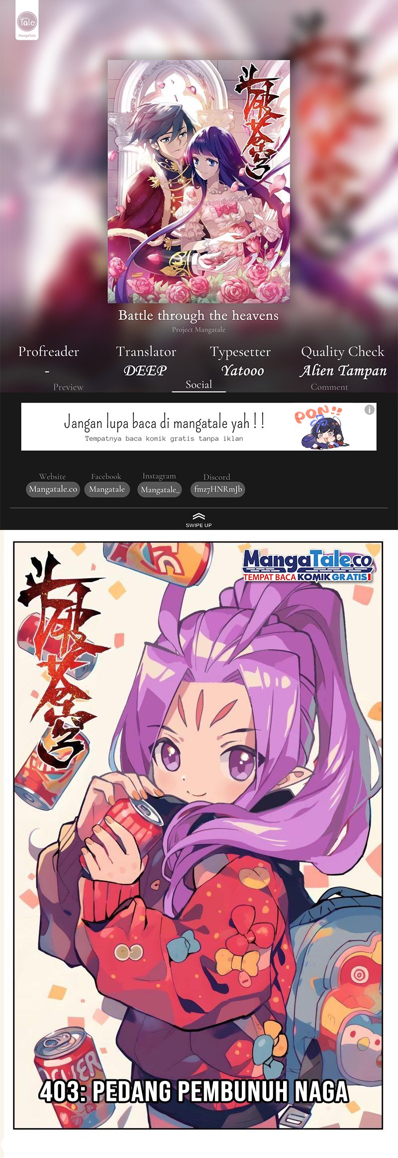 Battle Through the Heavens Chapter 403 - halaman 1