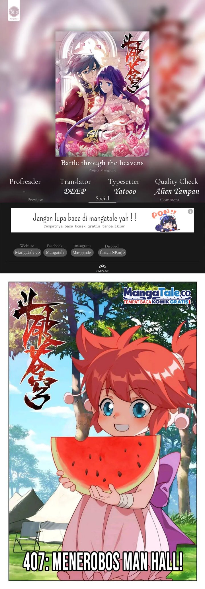Battle Through the Heavens Chapter 407 - halaman 1