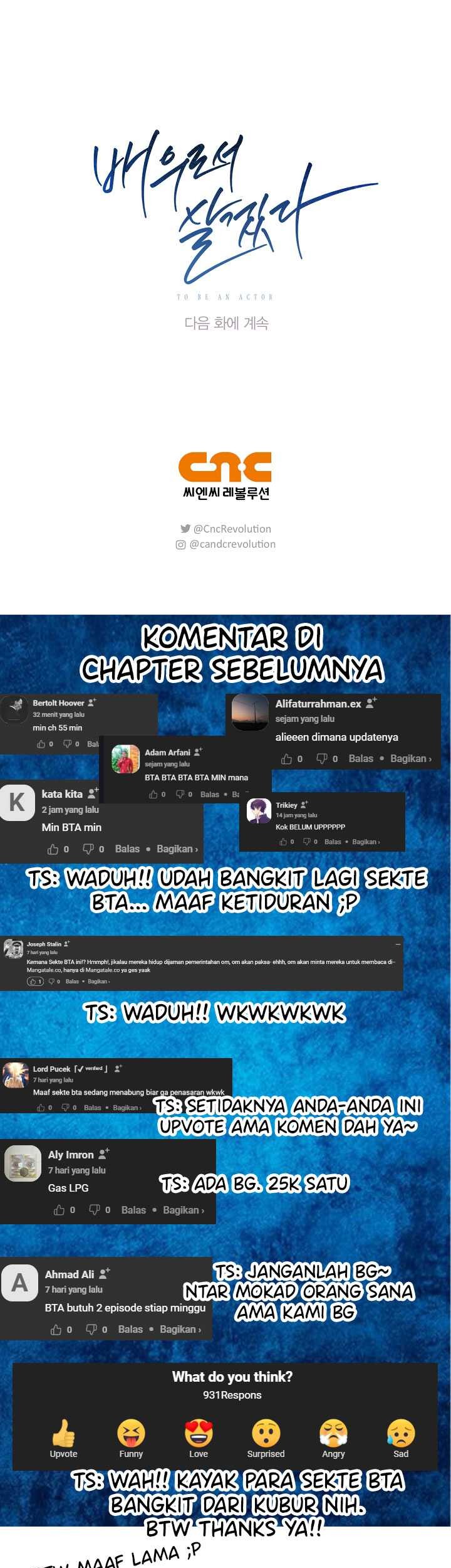 Be the Actor Chapter 55 - halaman 65