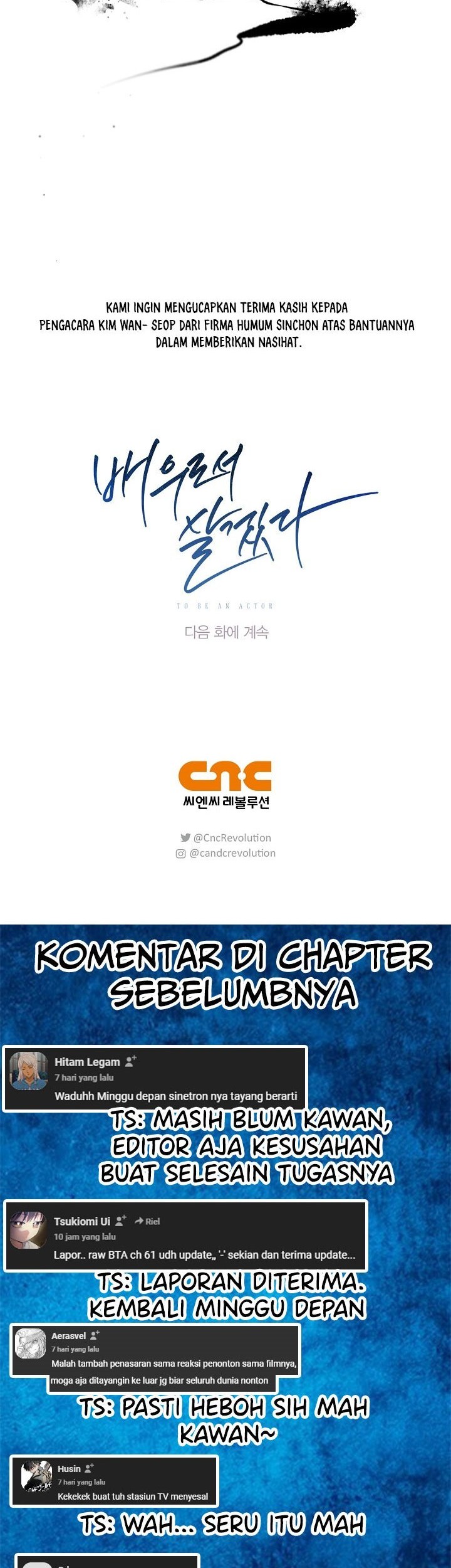 Be the Actor Chapter 61 - halaman 65