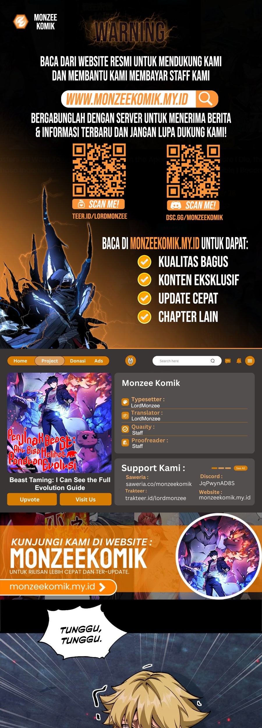 Beast Taming: I Can See the Full Evolution Guide Chapter 7 - halaman 1