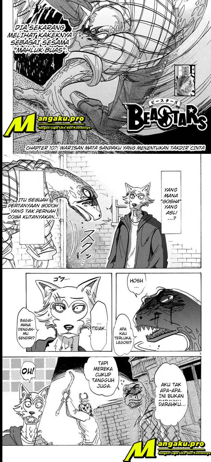 Beastars Chapter 107 - halaman 2